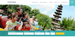 Desktop Screenshot of exploriaresorts.com